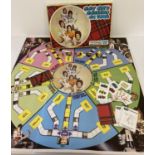 A vintage 1975 Bay City Rollers on Tour board game, from Whitman.