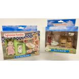 2 boxed Flair Toys Sylvanian Families figure and accessories play sets, one sealed & unopened.