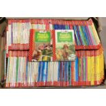 A box containing approx. 130 Children's Ladybird books from 1990's - 2000's.