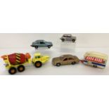 5 vintage Corgi diecast vehicles, to include Volvo BM 860 TC articulated cement mixer.
