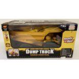 A large boxed Bentian Toys Radio control Construction series Dump Truck.