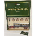 A boxed Corgi Classics Deluxe Edition Eddie Stobart Ltd 14302 Foden S21 Artic Trailer.