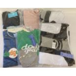 6 items of brand new men's casual wear clothing by Dodgy gear, complete with tags and packaging.