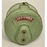 A vintage French painted metal "Legumex" potato peeler, handle missing.