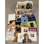 Approx. 79 vintage 7 inch single vinyl records from the 1980's.