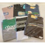 6 items of brand new men's casual wear clothing by Dodgy gear, complete with tags and packaging.