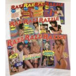 Razzle - Volume 1, No. 1 - 10, adult erotic magazine.