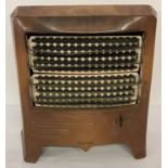 A vintage 1950's enamelled cast iron Belling electric heater.