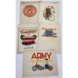 5 vintage pencil & watercolour advertising sketches on artists paper by illustrator John Dunscombe.