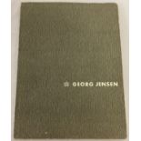 A vintage Georg Jensen silver gift brochure catalogue and price list.