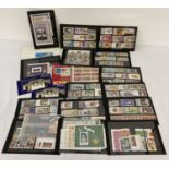 A collection of Royal commemorative British Commonwealth stamp sets.