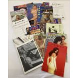 A collection of 18 assorted adult erotic catalogues and contact directories.