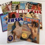 10 vintage issues of Fiesta, adult erotic magazine, from volumes 6 - 12.