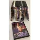 12 assorted adult erotic DVD's to include 8 from Harmony.