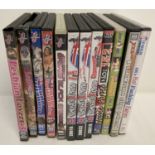 12 assorted adult erotic DVD's to include 5 from Rude Britannia and 3 British Extreme.