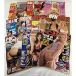 12 assorted Paul Raymond publications, adult erotic magazines.