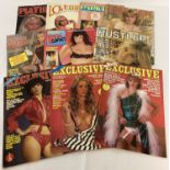 10 assorted vintage adult erotic magazines, to include Rustler, Lovebirds, Park Lane & Exclusive.