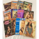 12 assorted smaller sized adult erotic magazines, to include 5 copies of 1982 Penthouse Variations.
