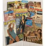 10 assorted vintage adult erotic magazines, to include Whitehouse, Play Dames, Raider and Rustler.