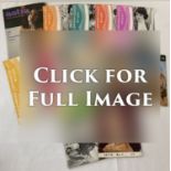 12 assorted vintage smaller and pocket sized adult erotic magazines.