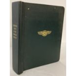 A 1984 green binder book "Technical Facts Of The Vintage Bentley".