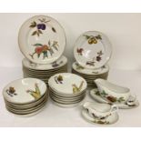 A collection of Royal Worcester "Evesham" dinner ware.