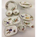 A collection of Royal Worcester "Evesham" dinner and table ware.