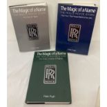 A 3 volume set of "The Magic of a Name; The Rolls-Royce Story" by Peter Pugh.