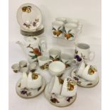 A collection of Royal Worcester "Evesham" breakfast and tea ware.