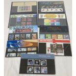 9 Royal Mail mint collectors stamps sets from 2003 with original presentation folders. Comprising:
