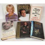 A collection of Hardback novels, biographies and auto-biographies, mostly signed by the authors.