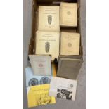 A box of approx. 40 year books for the Proceedings of the Suffolk Institute of Archeaology. Together