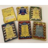 A collection of 6 vintage 1950's News of the World Household Guide and Almanacs.