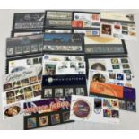 11 Royal Mail Mint sets of collectors stamps or stamp books complete with corresponding first day