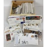 A collection of assorted vintage and modern First Day Covers.