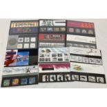 12 Royal Mail mint collectors stamp sets from 2001 in original presentation folders. Comprising: