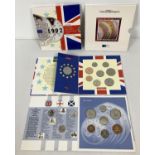 2 Royal Mint United Kingdom Brilliant Uncirculated Coin Collections. 1991 with Northern Ireland £1