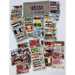 A collection of 74 vintage A & BC bubble gum cards "Flags Of The World", some duplicates, together