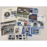 A collection of British and Canadian collectors stamp sets and stamp panes. Lot also includes