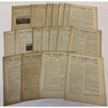 19 issues of WWI British POW newspaper "The Wooden City; A Journal for British Prisoners of War",