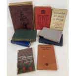 A collection of vintage military books. To include volume 6 of The War Illustrated, Special