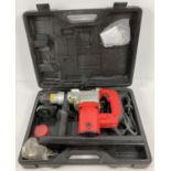 A cased French Elem Technic Rotary hammer drill & chisel, complete with instructions. Purchased in