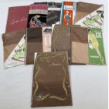 10 assorted vintage 1960's pairs of seamfree stockings, in original packets. To include 7 pairs by