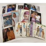A quantity of assorted vintage and modern knitting and sewing patterns. To include: Simplicity, Emu,