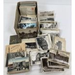 Ex Dealers stock - a box containing a quantity of assorted Edwardian & vintage overseas postcards.