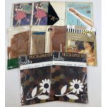 10 assorted vintage 1960's pairs of seamfree stockings, in original packets. To include: Morley