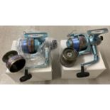 2 new boxed Tide Tamer 70PD Pro Casting Design fishing reels complete with line.