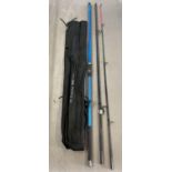 A Lineaffe Fantastica 4503 International De Luxe Beach Caster 3 piece fishing rod total 4.5