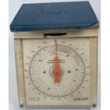 A set of vintage Salter Post Office scales for inland letters & standard parcels. Model #182.