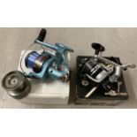 A boxed new Vigor SX Line 60 Fishing reel with line, from the Front Drag Series. Together with a